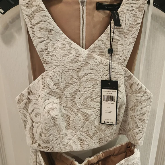 BCBG Max Azaria NWT "Ellyson" Crop Top & Skirt Pairing Size S - Picture 8 of 12